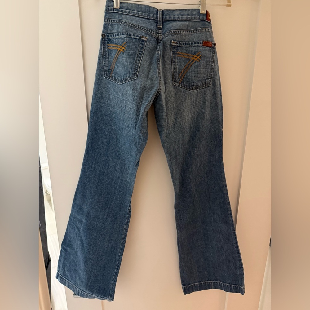 Vintage 7 for all mankind low rise wide leg - Picture 3 of 6